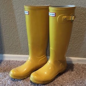 Tall Hunter Boots -Yellow